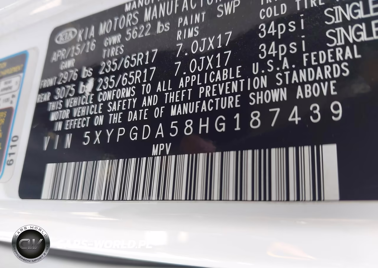 2017 Kia Sorento 3.3L Lx VIN:5XYPGDA58HG187439 - 9