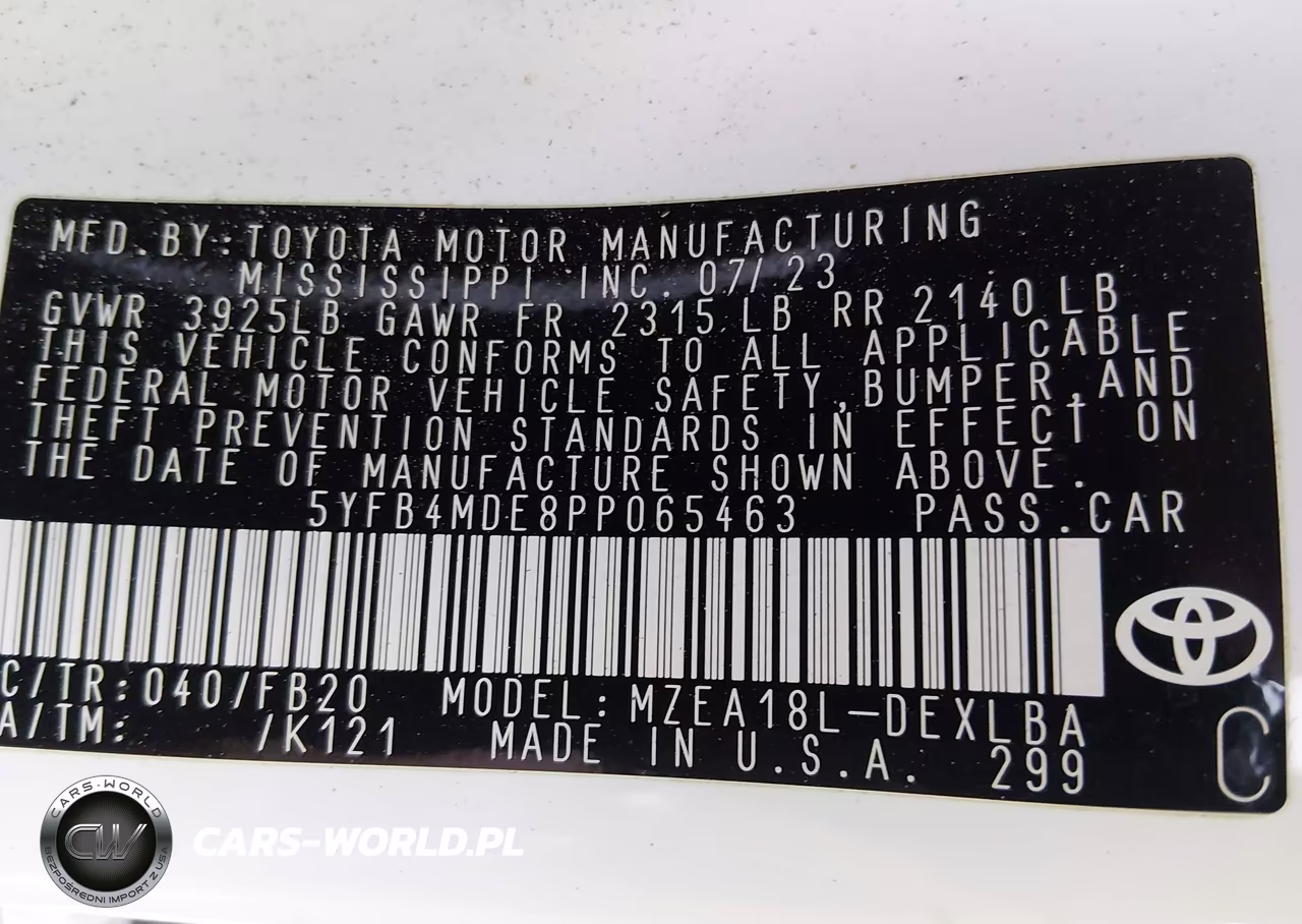 2023 Toyota Corolla Le VIN:5YFB4MDE8PP065463 - 9
