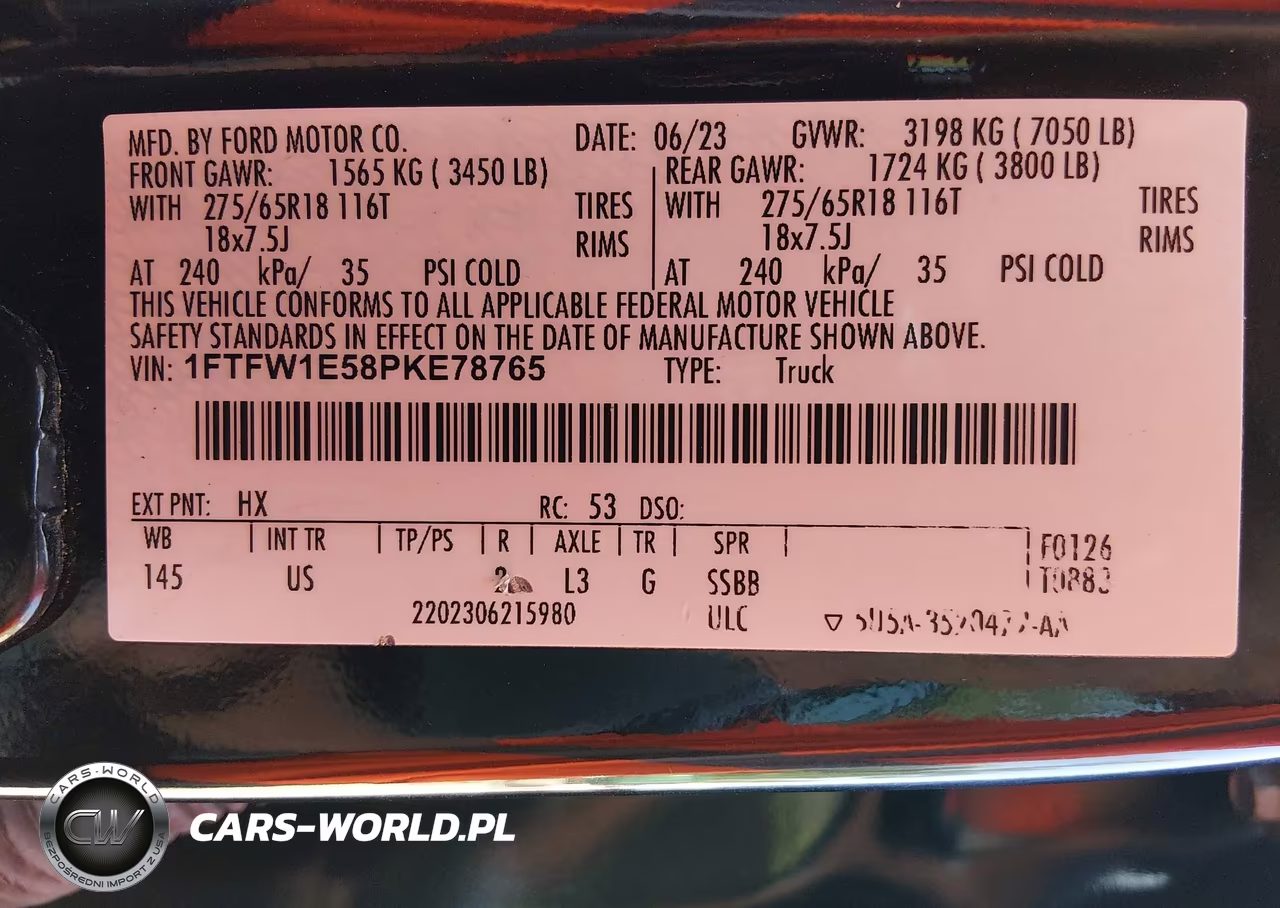 2023 Ford F-150 Xlt VIN:1FTFW1E58PKE78765 - 9