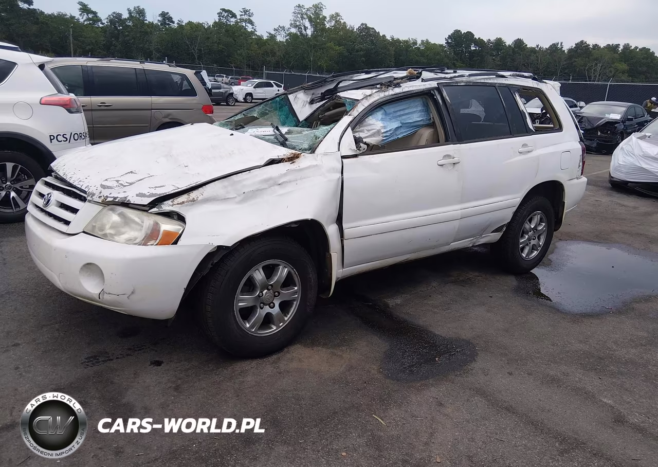 2007 Toyota Highlander 3Rd Row VIN:JTEEP21A770188204 - 2