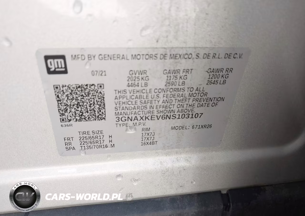 2022 Chevrolet Equinox Fwd Lt VIN:3GNAXKEV6NS103107 - 9