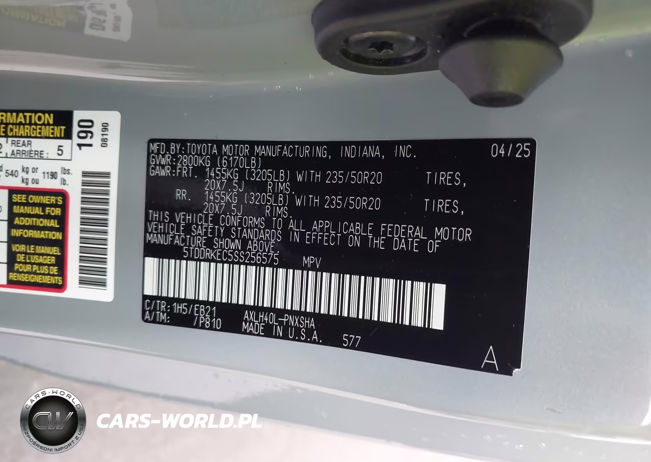 2025 Toyota Sienna Xse VIN:5TDDRKEC5SS256575 - 9