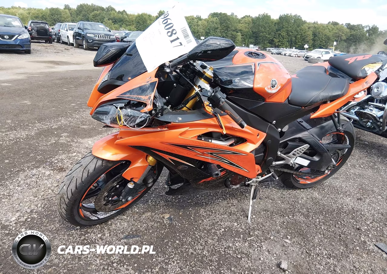 2009 Yamaha Yzfr6 VIN:JYARJ16E09A013377 - 2