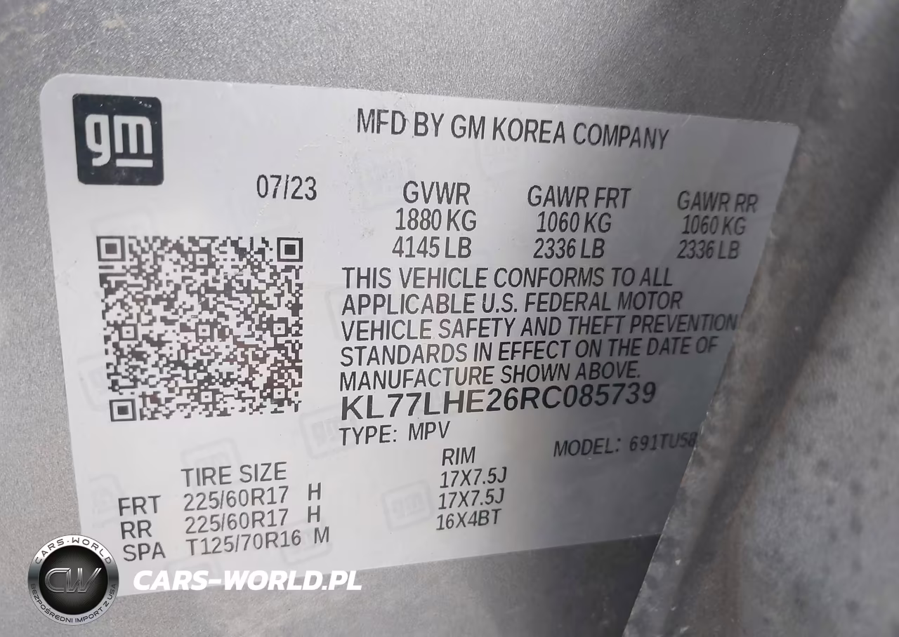 2024 Chevrolet Trax Fwd Lt VIN:KL77LHE26RC085739 - 9