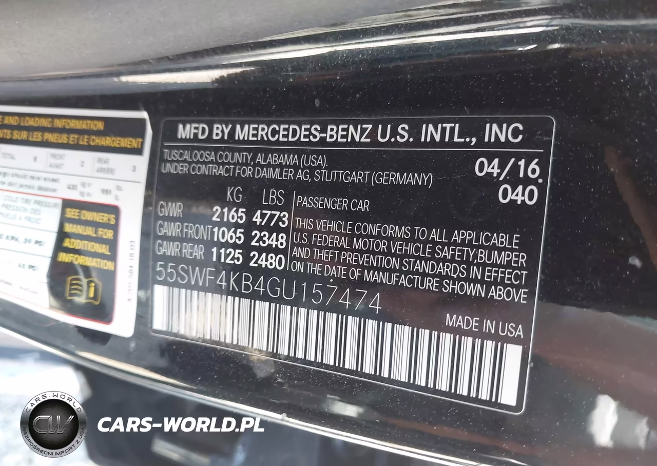 2016 Mercedes-Benz C 300 4Matic VIN:55SWF4KB4GU157474 - 9