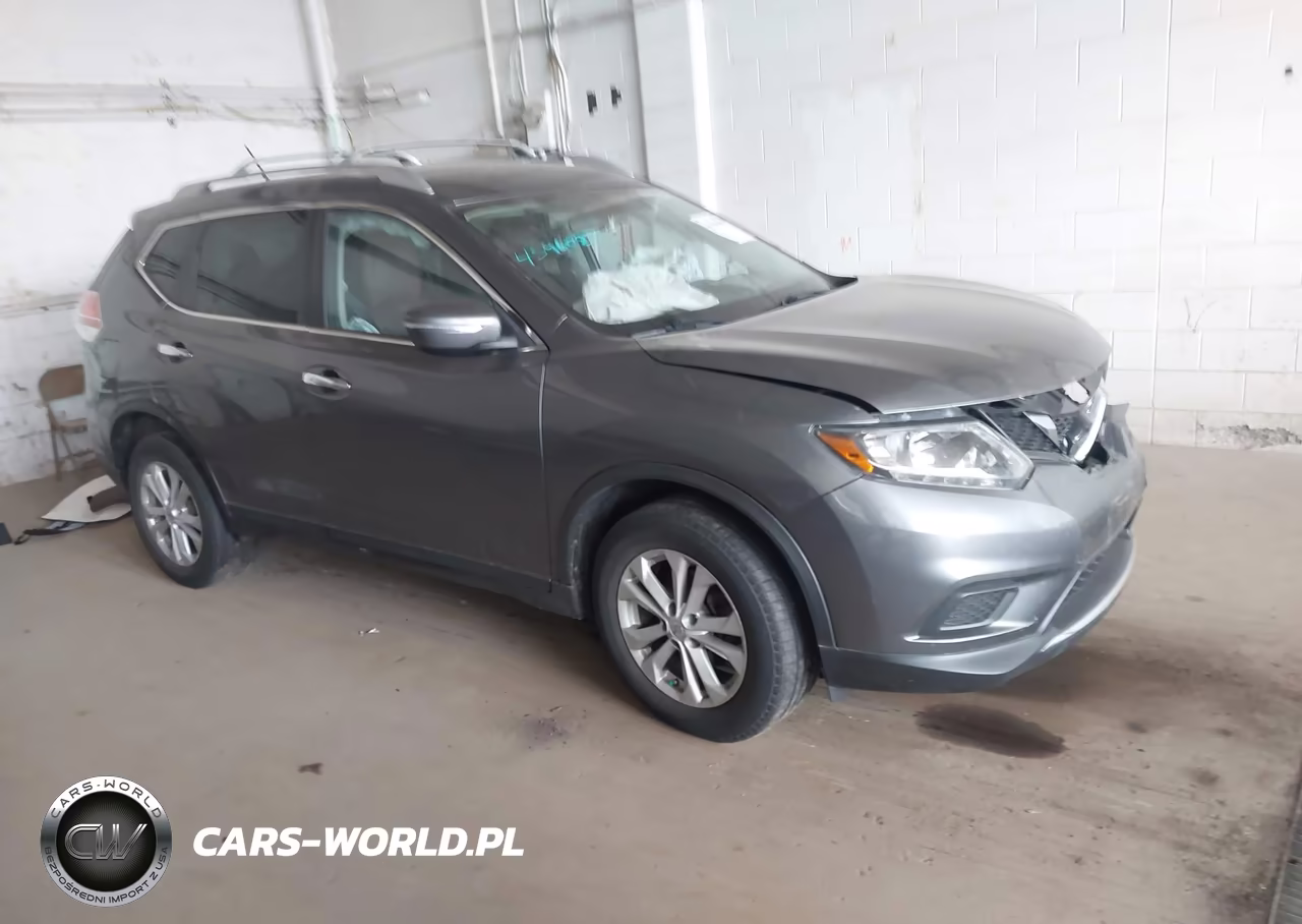 2015 Nissan Rogue Sv VIN:KNMAT2MV9FP534840 - 1