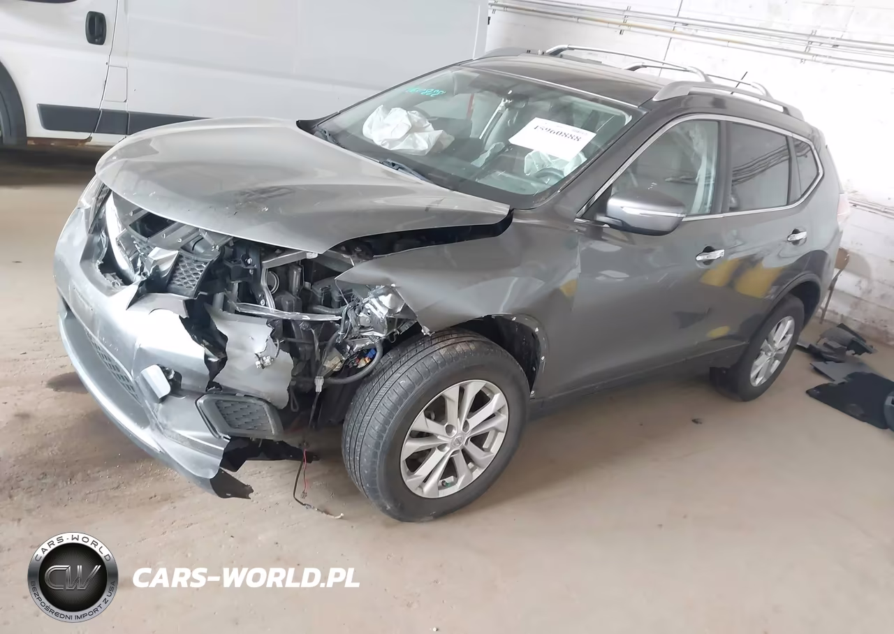 2015 Nissan Rogue Sv VIN:KNMAT2MV9FP534840 - 2