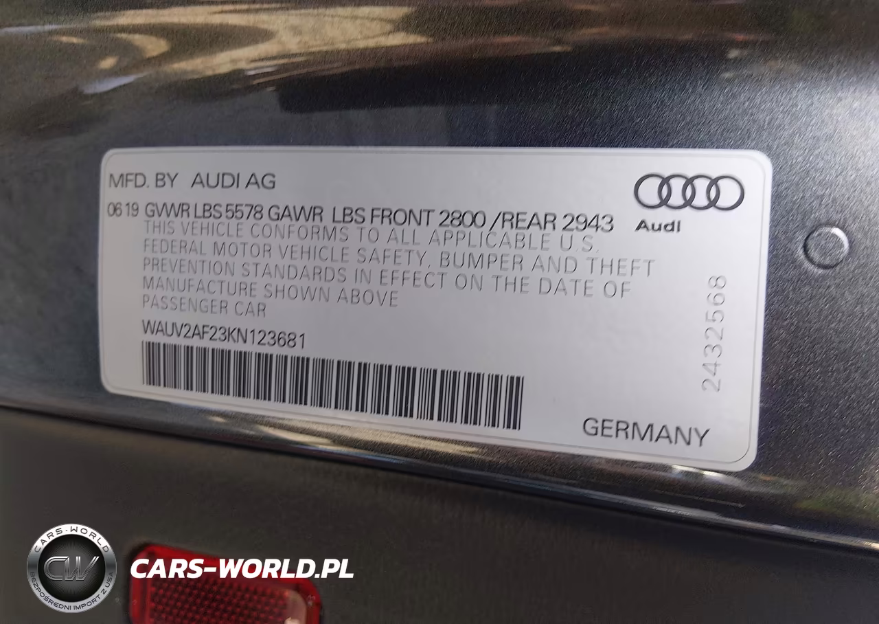 2019 Audi A7 55 Premium VIN:WAUV2AF23KN123681 - 9