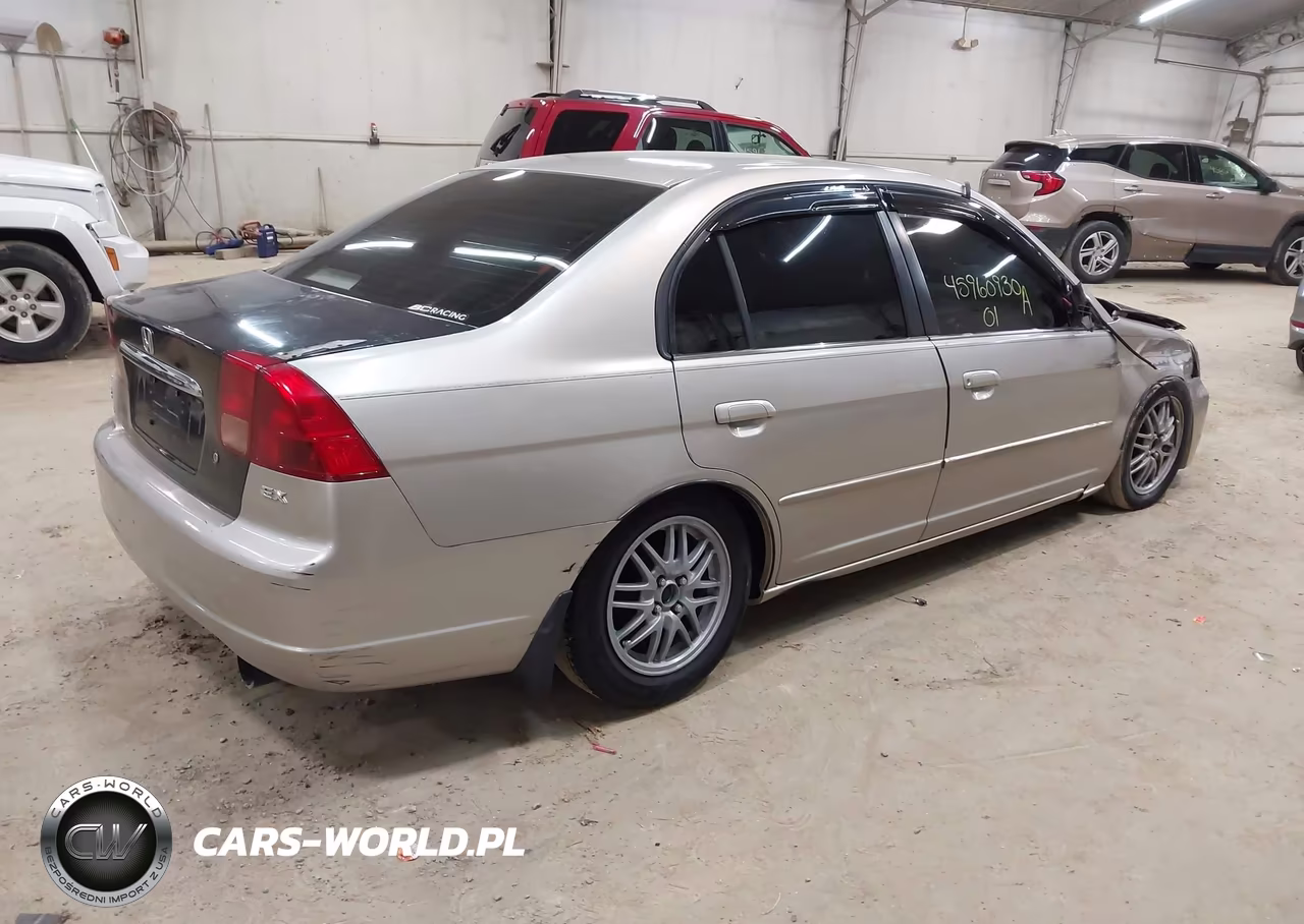 2001 Honda Civic Ex VIN:1HGES257X1L075744 - 4