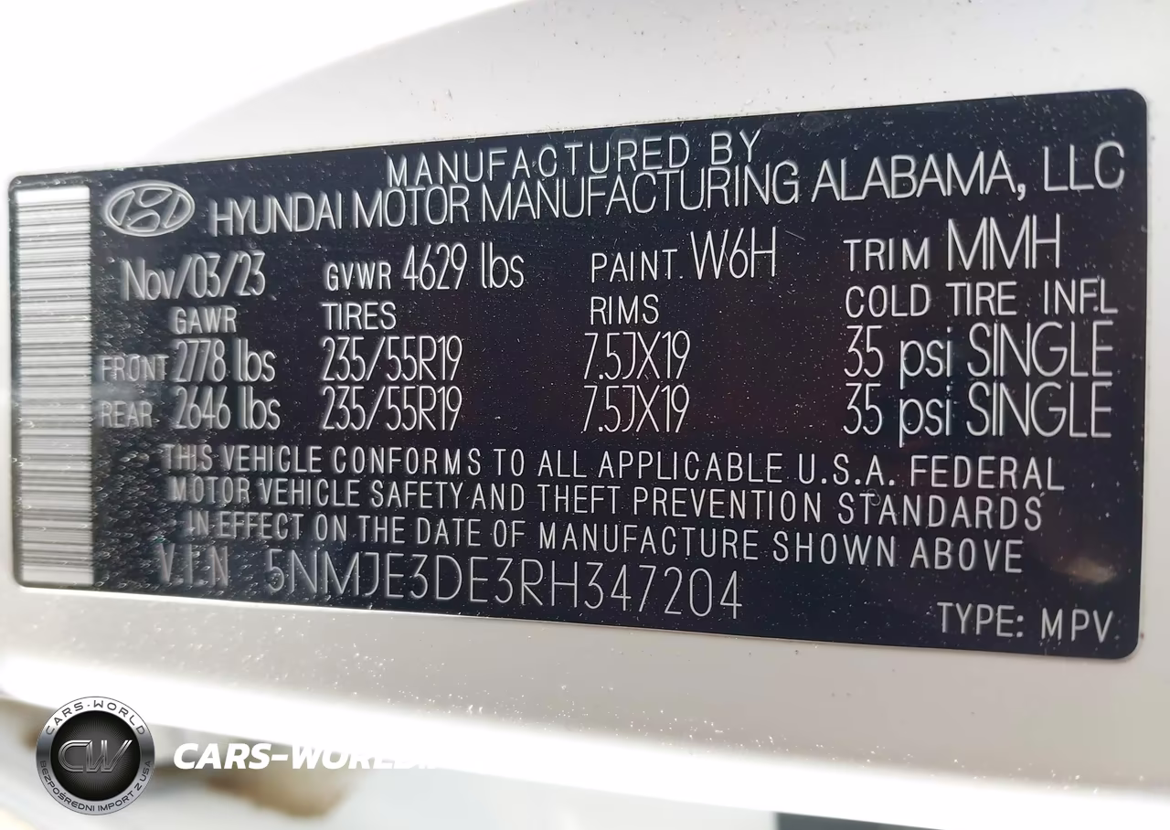 2024 Hyundai Tucson Limited VIN:5NMJE3DE3RH347204 - 9