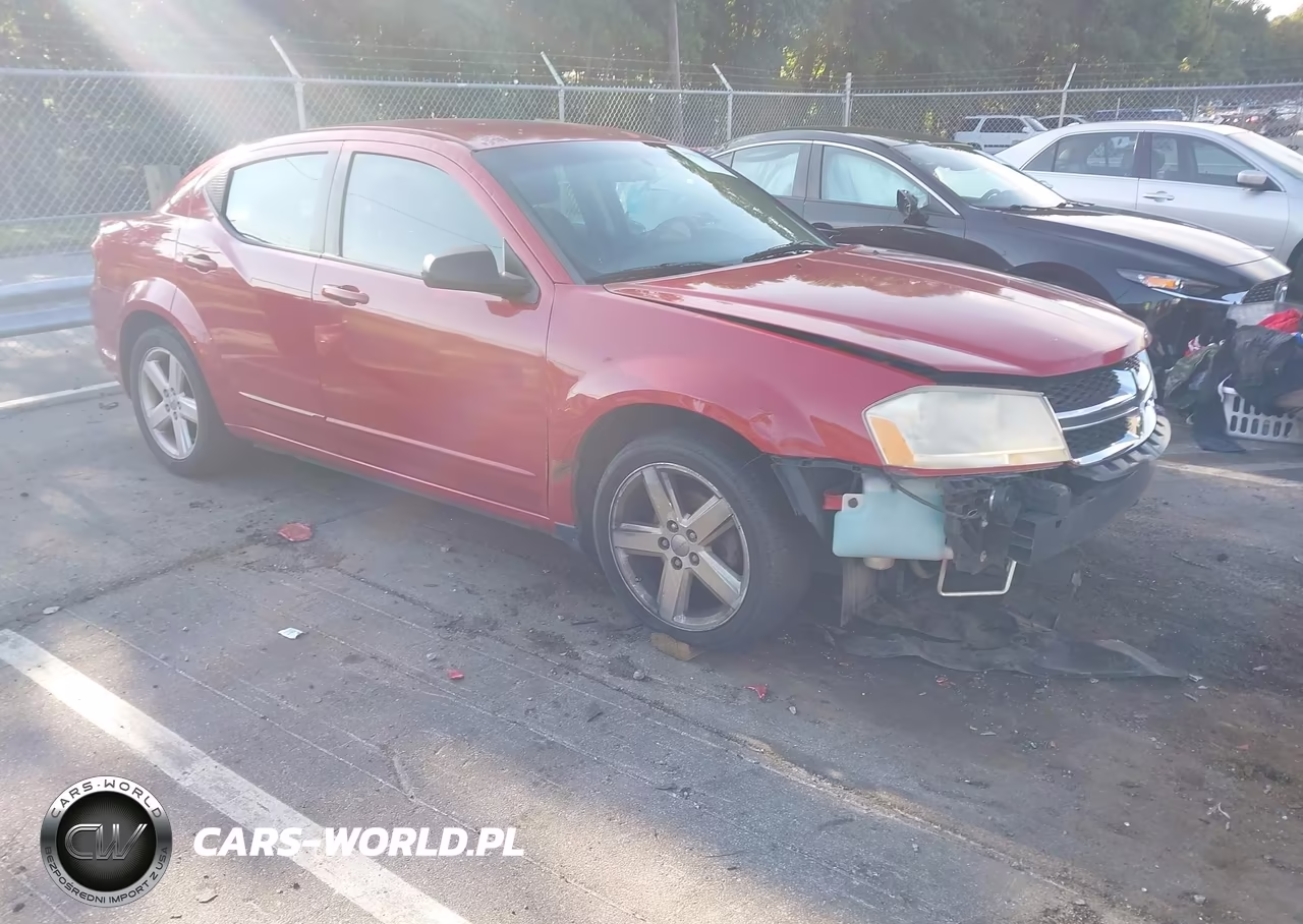 2013 Dodge Avenger Se VIN:1C3CDZAB9DN607100 - 1