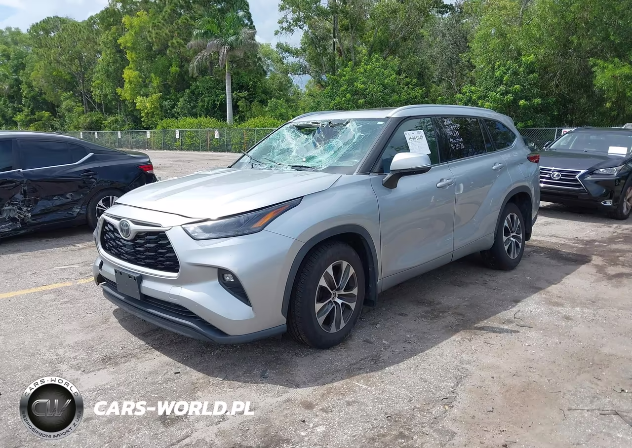 2022 Toyota Highlander Xle VIN:5TDGZRBH6NS199278 - 2