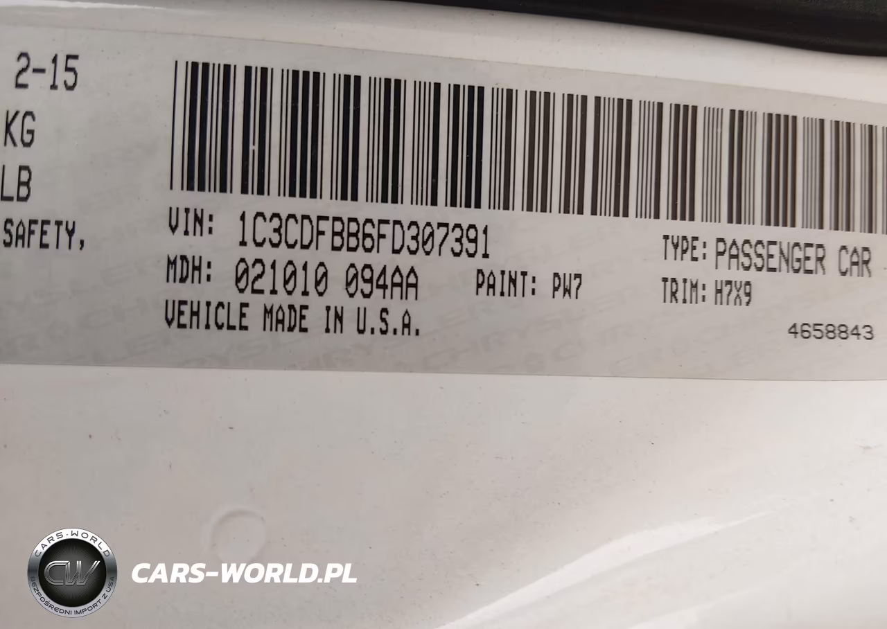 2015 Dodge Dart Sxt VIN:1C3CDFBB6FD307391 - 9