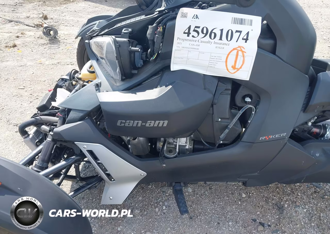 2021 Can-Am Ryker Rally Edition VIN:3JB2GEG23MJ004589 - 9