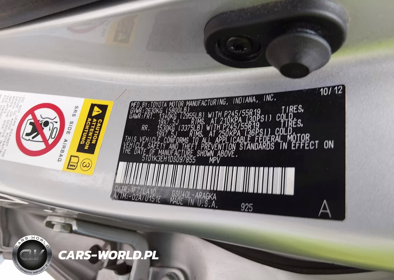 2013 Toyota Highlander Limited V6 VIN:5TDYK3EH1DS097855 - 9