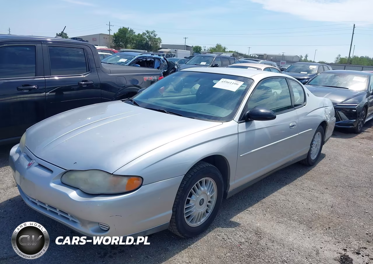 2001 Chevrolet Monte Carlo Ls VIN:2G1WW12E519259610 - 2