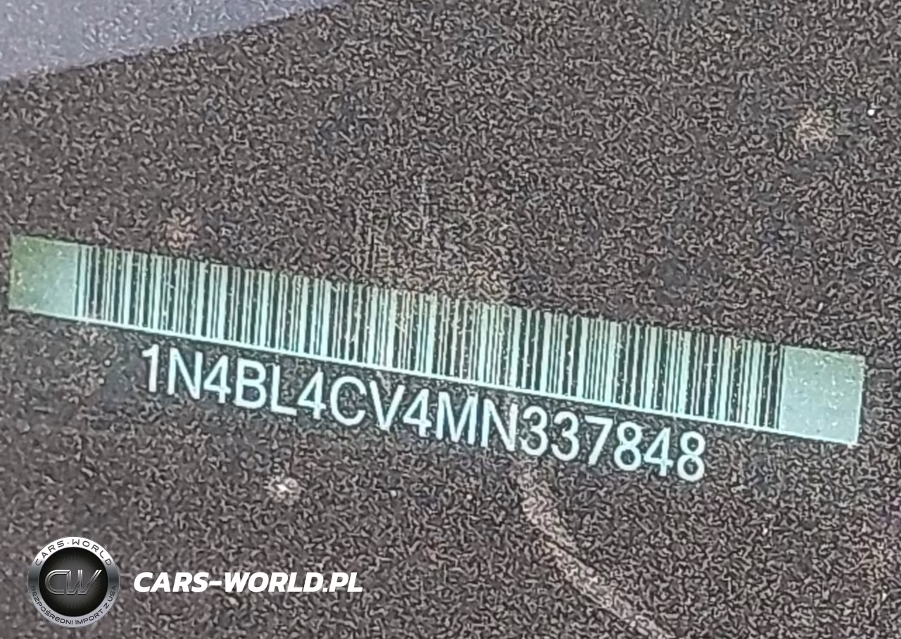 2021 Nissan Altima Sr Fwd VIN:1N4BL4CV4MN337848 - 9