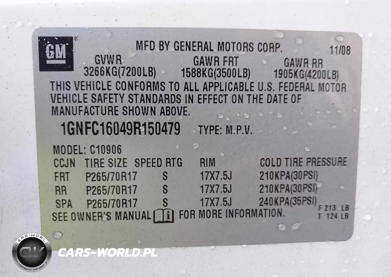 2009 Chevrolet Suburban 1500 Ls VIN:1GNFC16049R150479 - 9