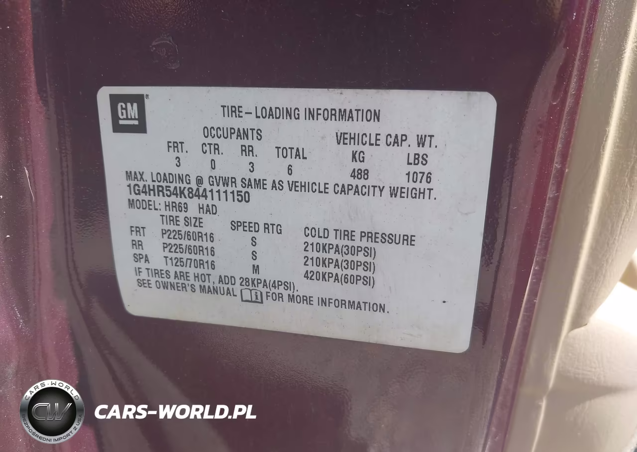2004 Buick Lesabre Limited VIN:1G4HR54K844111150 - 9