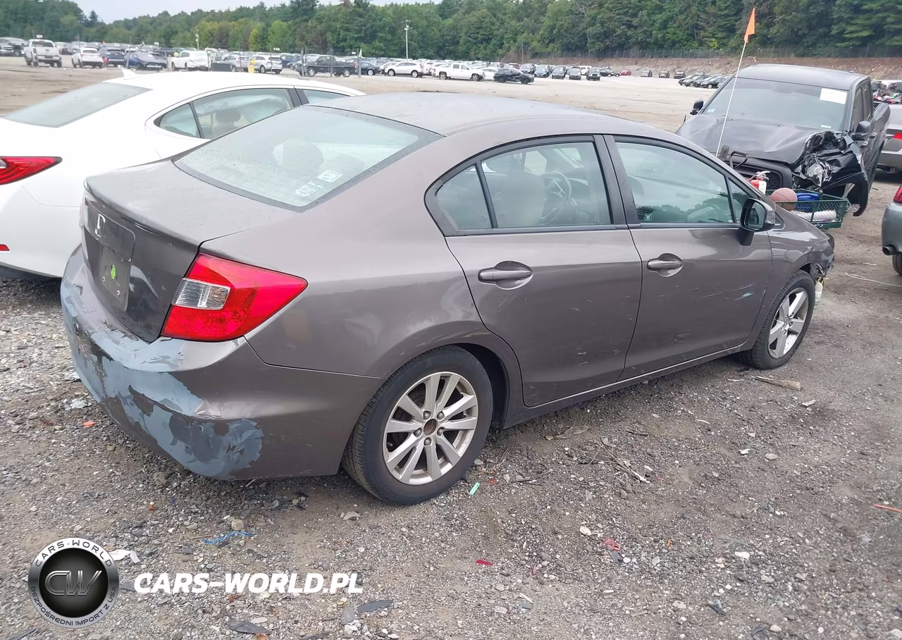 2012 Honda Civic Lx VIN:2HGFB2F55CH543834 - 4
