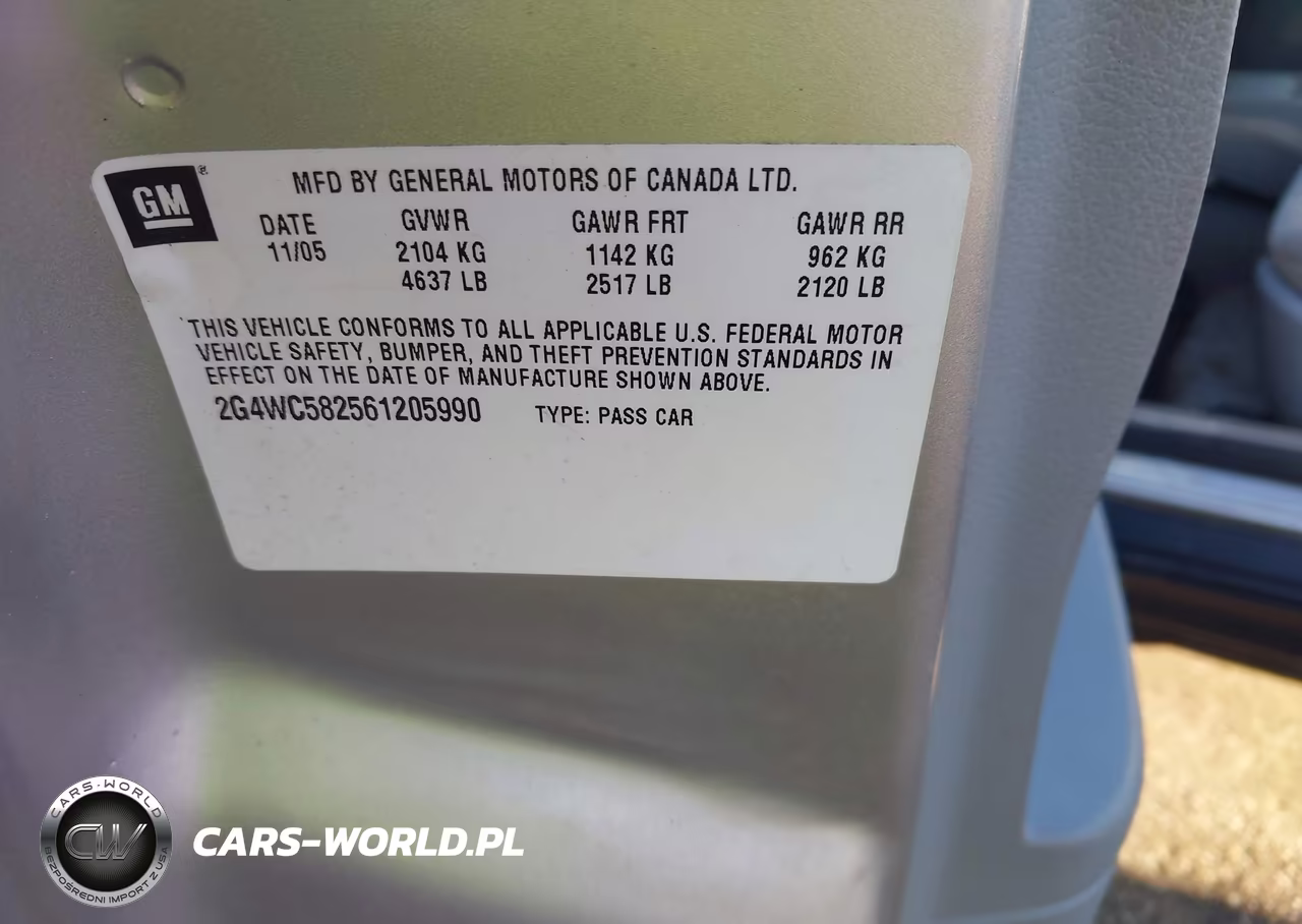 2006 Buick Lacrosse Cx VIN:2G4WC582561205990 - 9