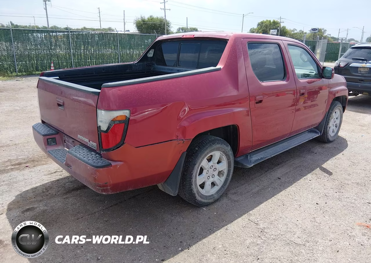 2006 Honda Ridgeline Rts VIN:2HJYK16476H547201 - 4