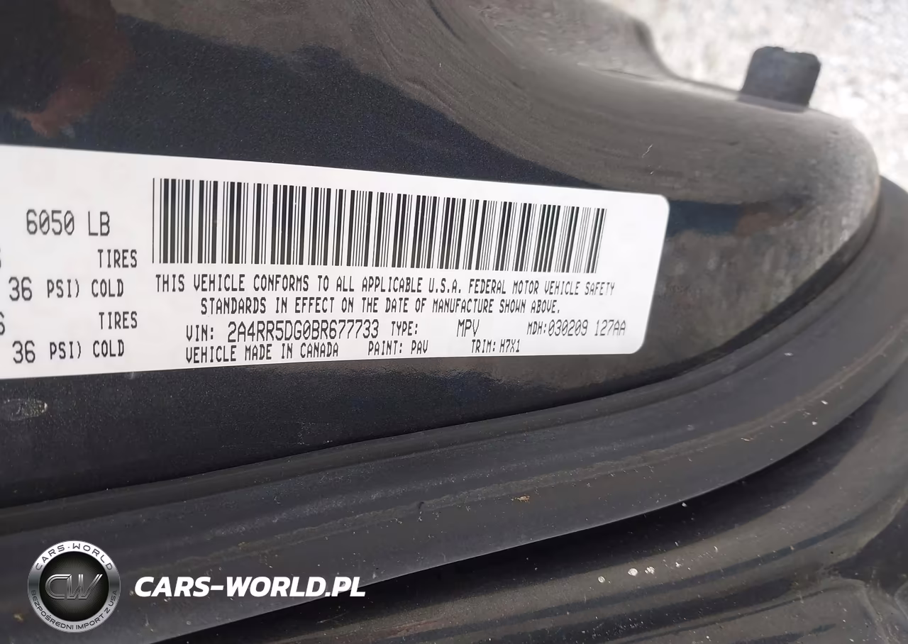 2011 Chrysler Town & Country Touring VIN:2A4RR5DG0BR677733 - 9