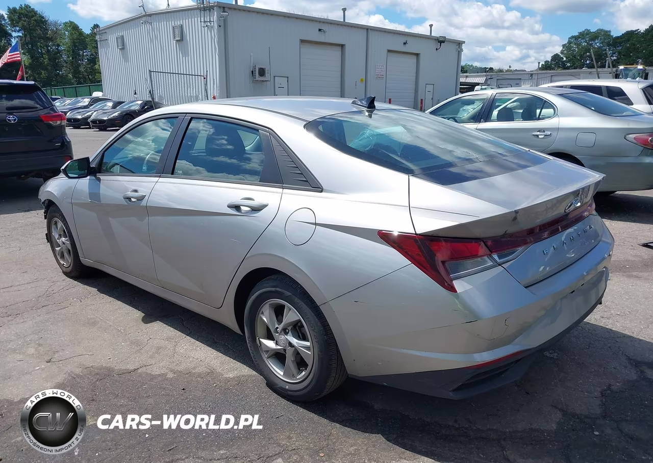 2021 Hyundai Elantra Se VIN:5NPLL4AG8MH034851 - 3