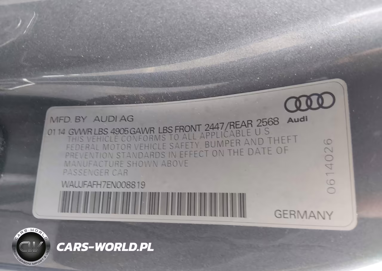 2014 Audi A5 2.0T Premium VIN:WAUJFAFH7EN008819 - 9