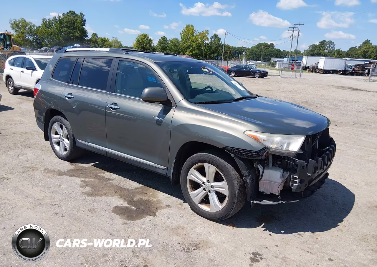 2012 Toyota Highlander Limited V6 VIN:5TDDK3EH1CS144413 - 1