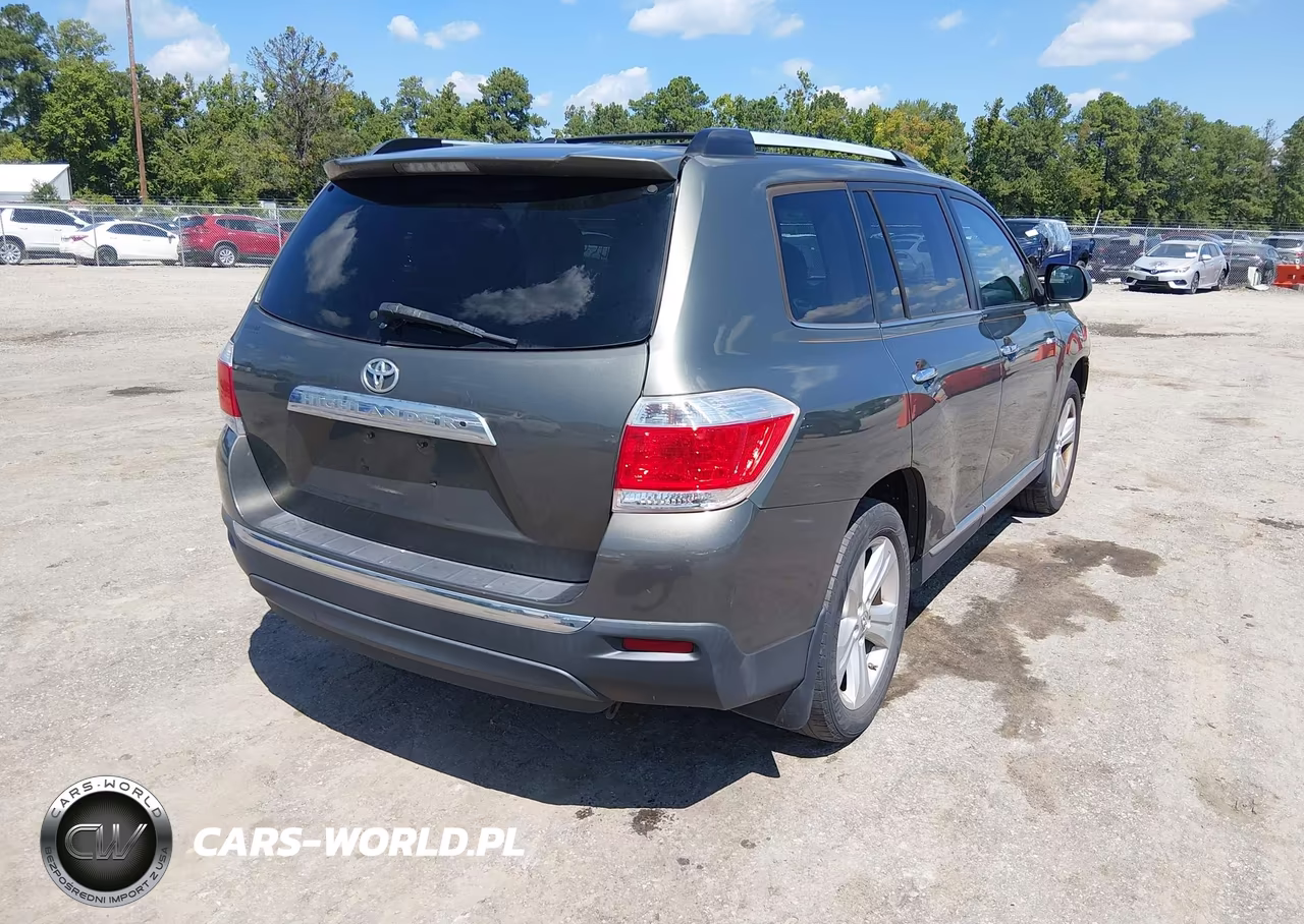 2012 Toyota Highlander Limited V6 VIN:5TDDK3EH1CS144413 - 4