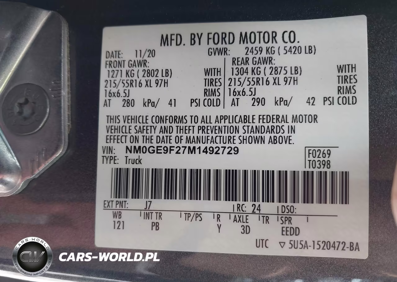2021 Ford Transit Connect Xlt Passenger VIN:NM0GE9F27M1492729 - 9