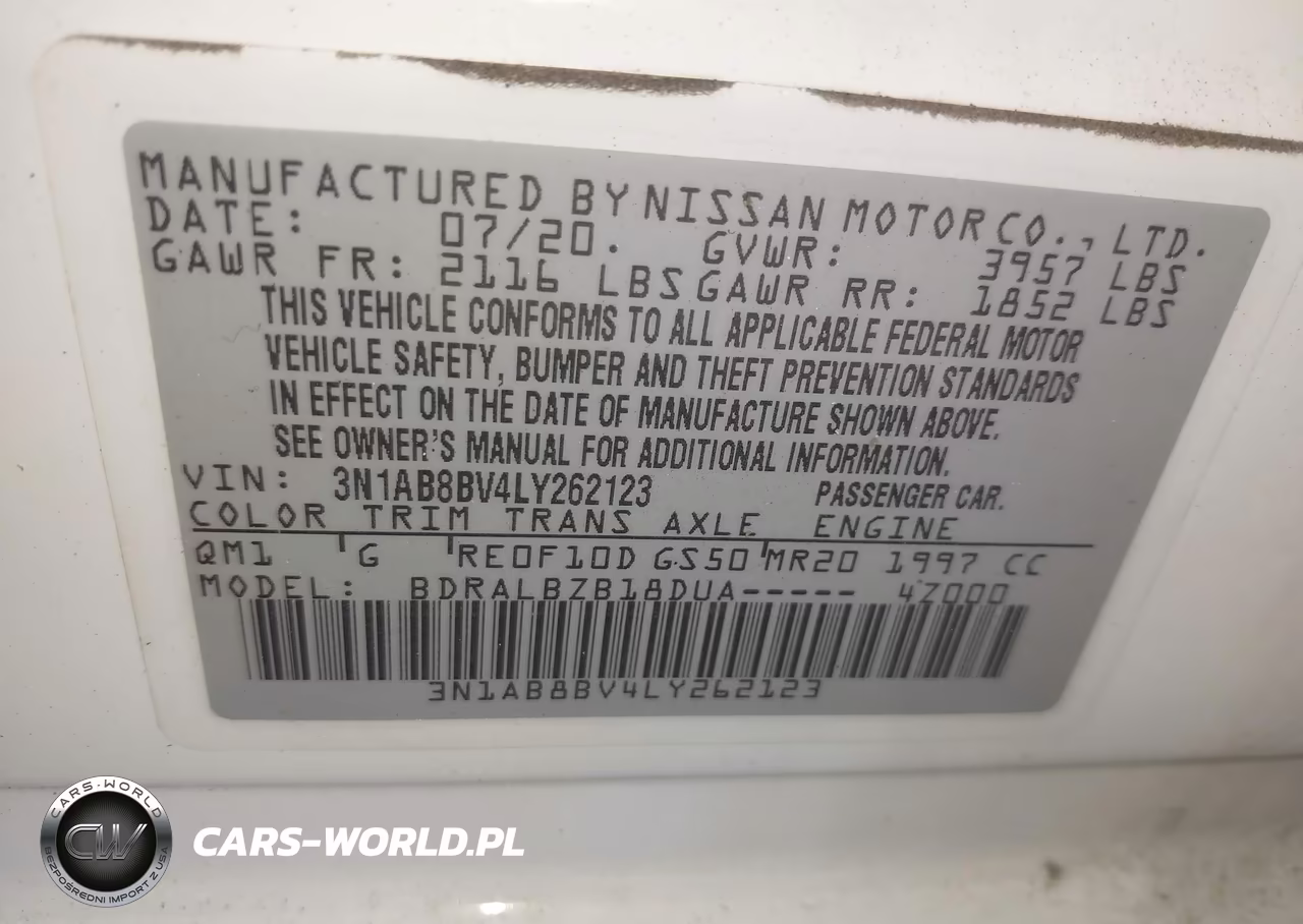 2020 Nissan Sentra S Xtronic Cvt VIN:3N1AB8BV4LY262123 - 9