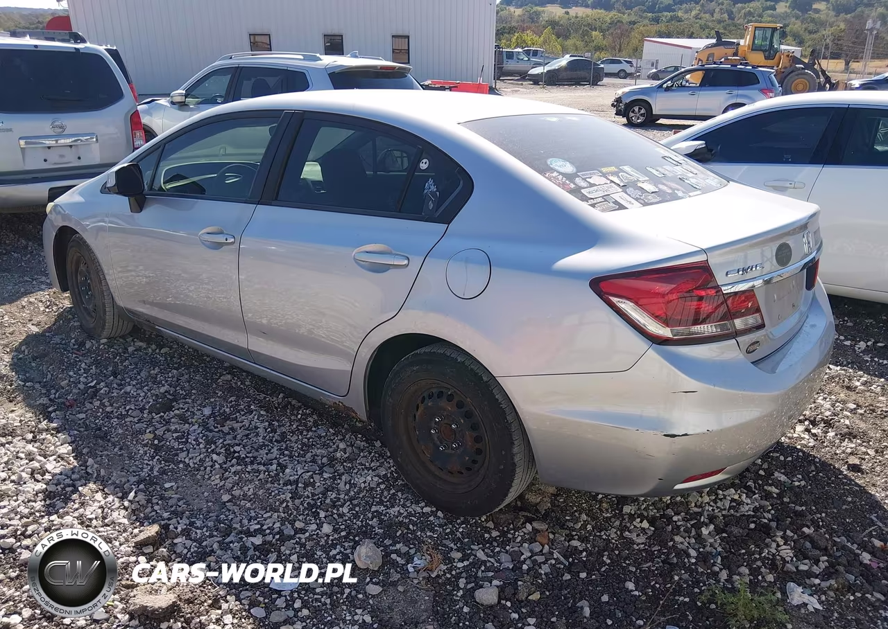 2013 Honda Civic Lx VIN:19XFB2F52DE219977 - 3