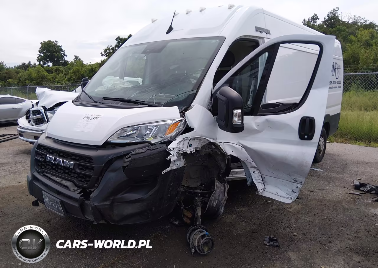 2023 Ram Promaster 3500 Cargo Van High Roof 159 Wb Ext VIN:3C6MRVJG3PE522257 - 2