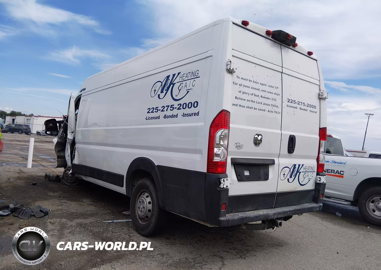 2023 Ram Promaster 3500 Cargo Van High Roof 159 Wb Ext VIN:3C6MRVJG3PE522257 - 3