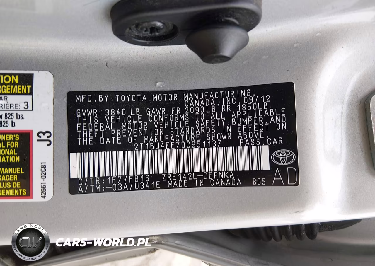 2013 Toyota Corolla Le VIN:2T1BU4EE7DC951137 - 9