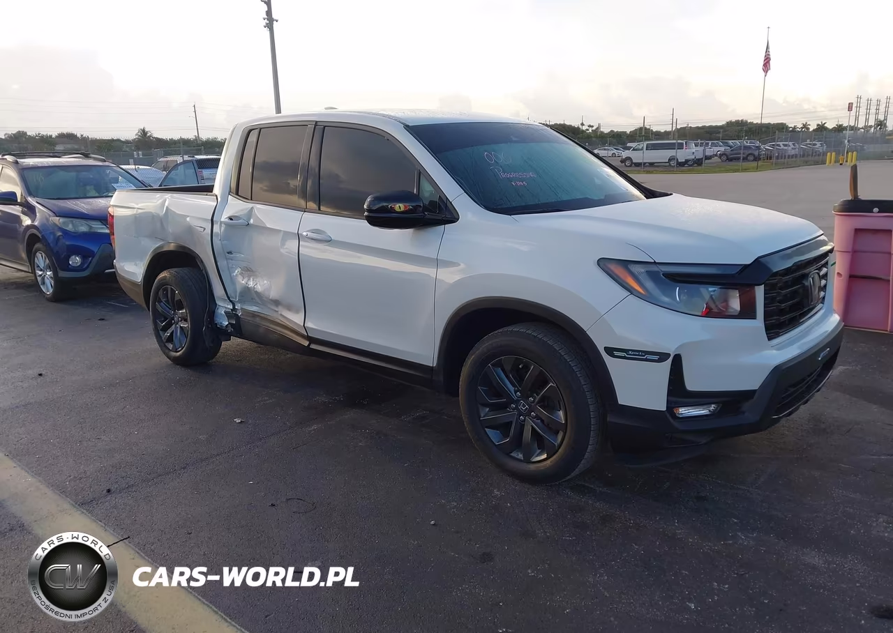 2022 Honda Ridgeline Sport VIN:5FPYK3F18NB001105 - 1