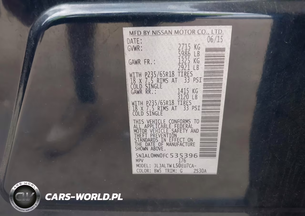 2015 Infiniti Qx60 VIN:5N1AL0MN0FC535396 - 9