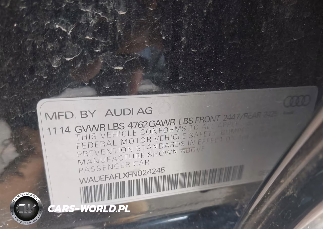 2015 Audi A4 2.0T Premium VIN:WAUEFAFLXFN024245 - 9