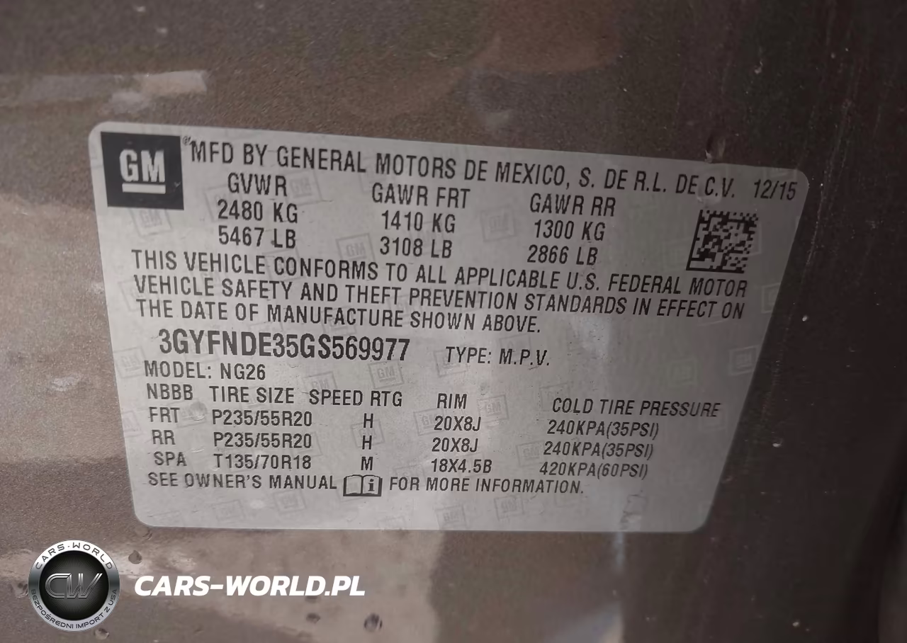 2016 Cadillac Srx Premium Collection VIN:3GYFNDE35GS569977 - 9