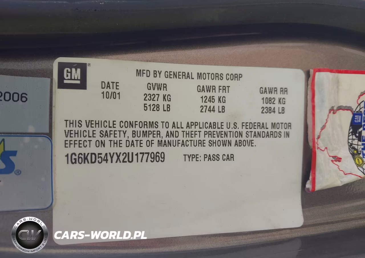2002 Cadillac Deville VIN:1G6KD54YX2U177969 - 9
