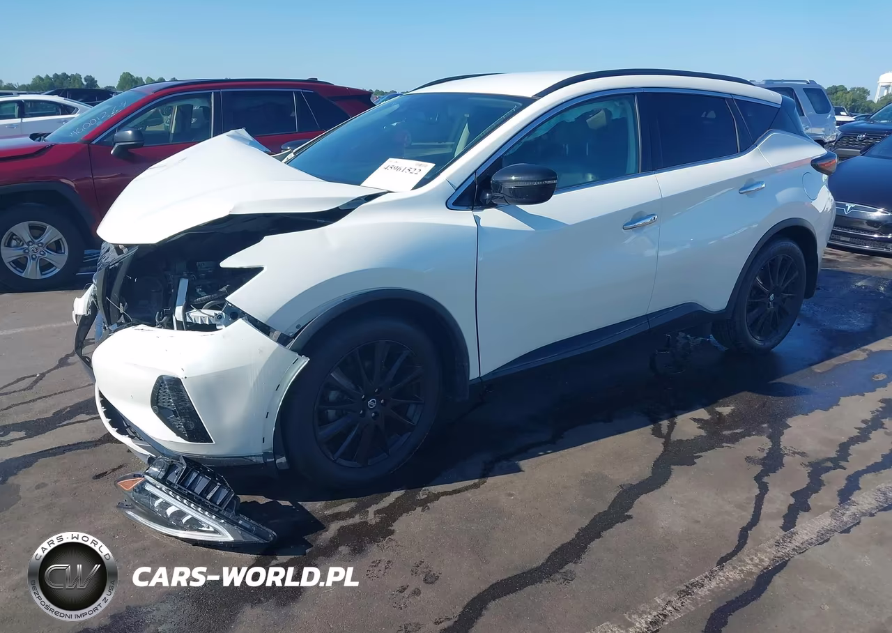 2022 Nissan Murano Sv Fwd VIN:5N1AZ2BJ0NC126176 - 2