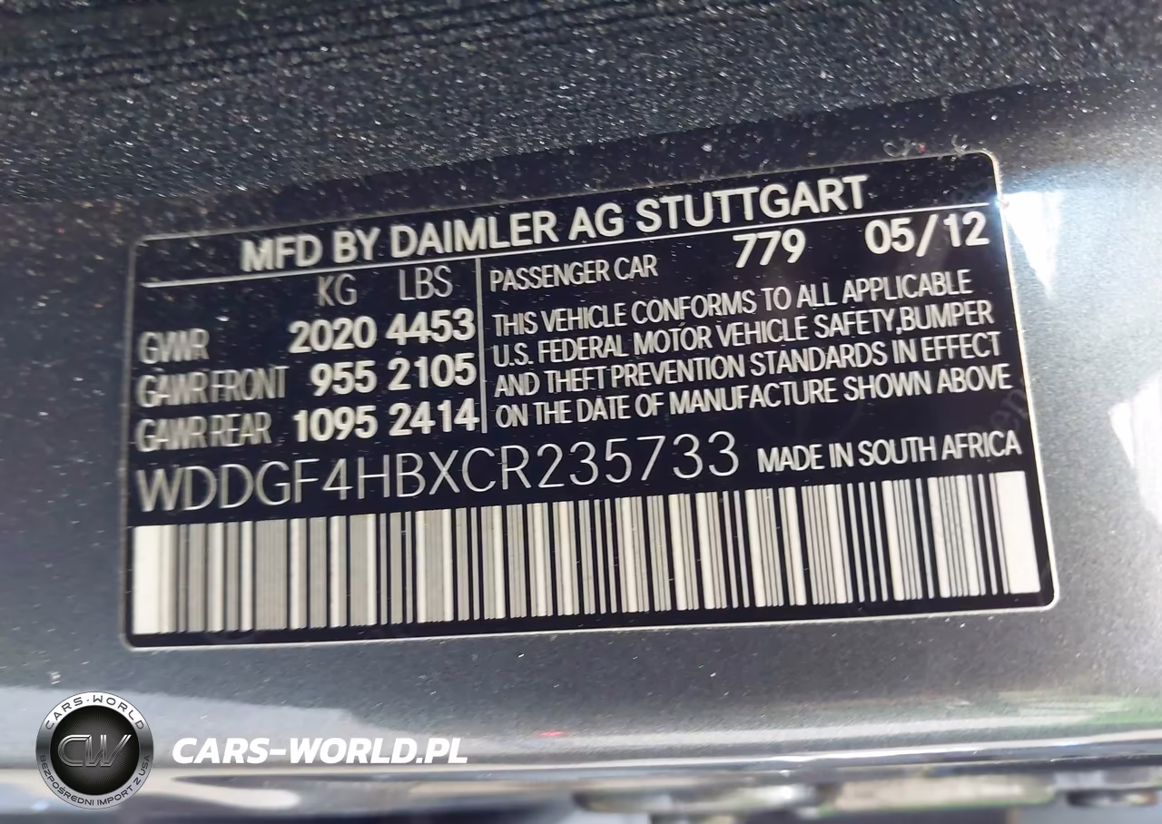 2012 Mercedes-Benz C 250 Sport VIN:WDDGF4HBXCR235733 - 9