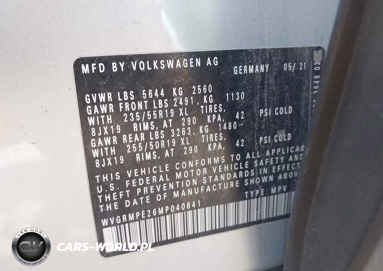 2021 Volkswagen Id.4 Pro VIN:WVGRMPE26MP040641 - 9