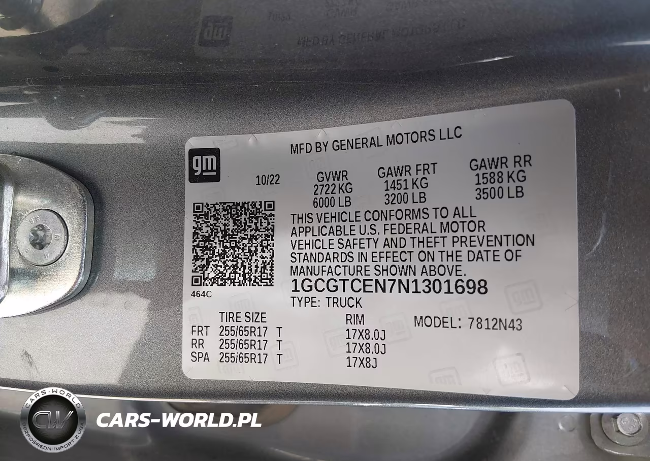 2022 Chevrolet Colorado 4Wd Short Box Lt VIN:1GCGTCEN7N1301698 - 9