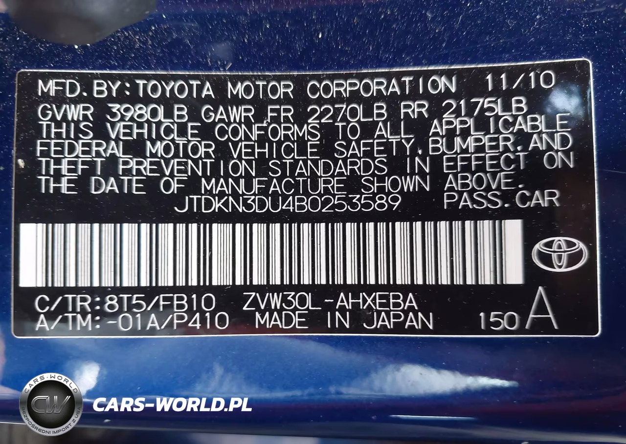 2011 Toyota Prius Five-Four-One-Three-Two VIN:JTDKN3DU4B0253589 - 9