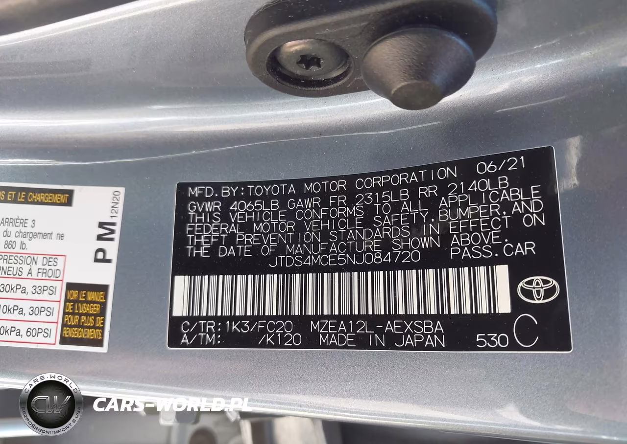 2022 Toyota Corolla Se VIN:JTDS4MCE5NJ084720 - 9