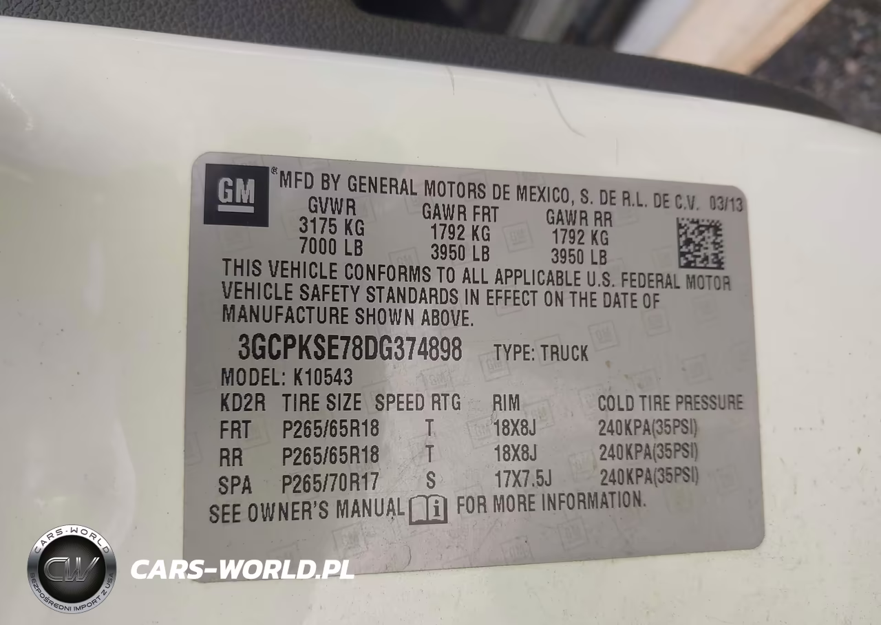2013 Chevrolet Silverado 1500 Lt VIN:3GCPKSE78DG374898 - 9
