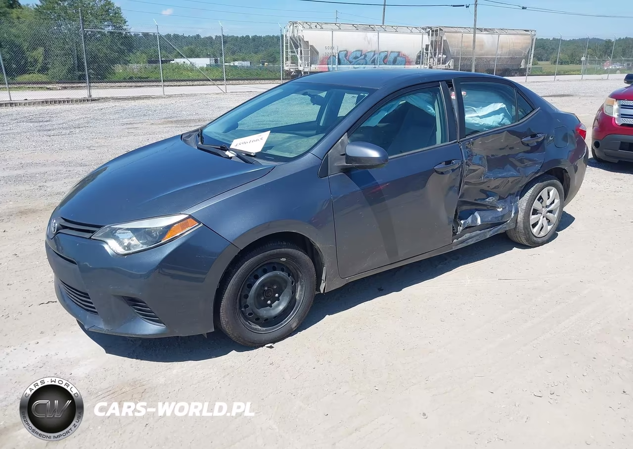 2014 Toyota Corolla Le VIN:5YFBURHE1EP113163 - 2